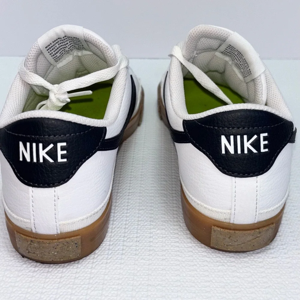 Nike Court Legacy Sneakers Premium White‎ Gum Sole Women's Size 11.5
